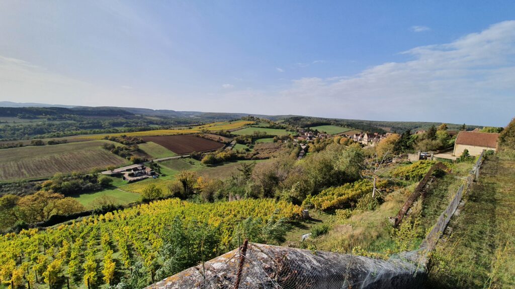 Panoramique depuis Vezelay